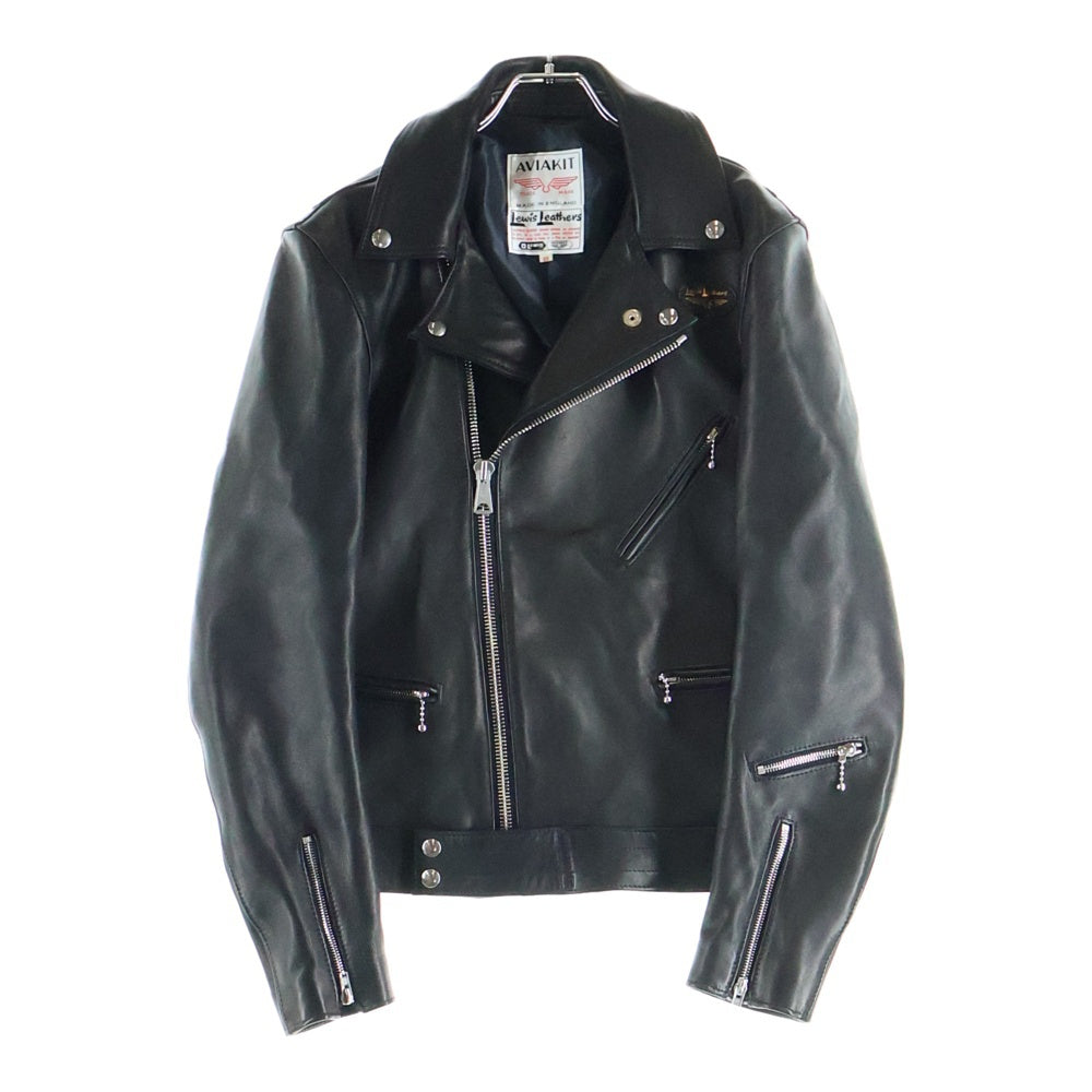 Lewis Leathers(ルイスレザー) CYCLONE Regular Fit サイクロン レギュラーフィット シープスキン ダブルライダース レザージャケット ブラック