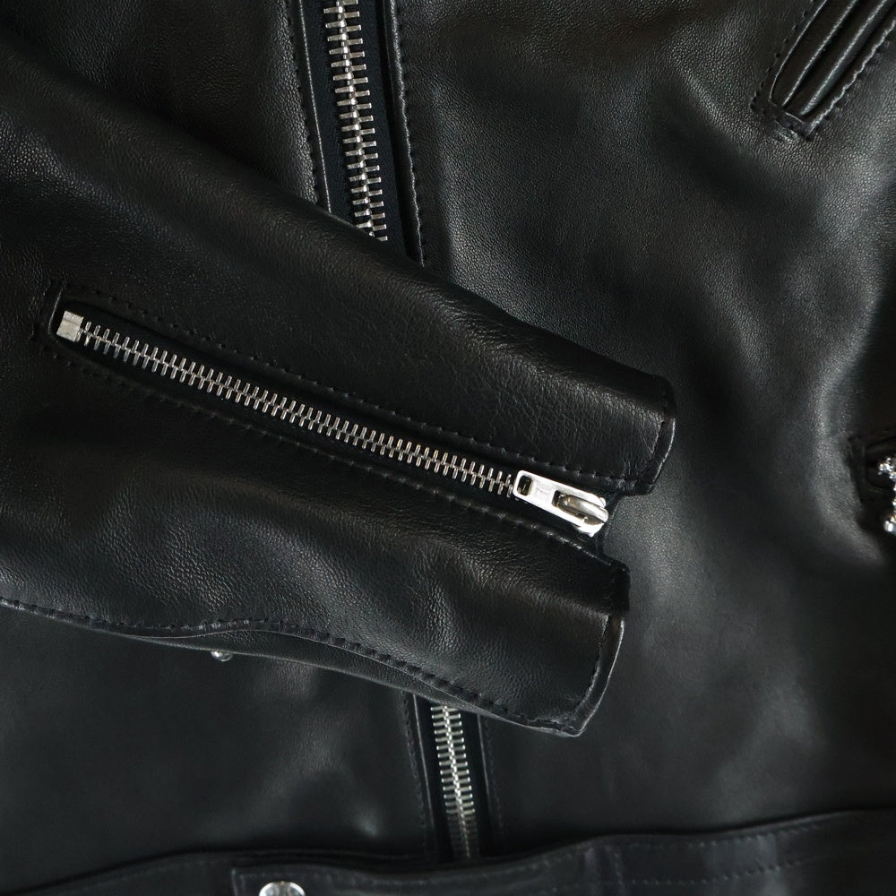 Lewis Leathers(ルイスレザー) CYCLONE Regular Fit サイクロン レギュラーフィット シープスキン ダブルライダース レザージャケット ブラック