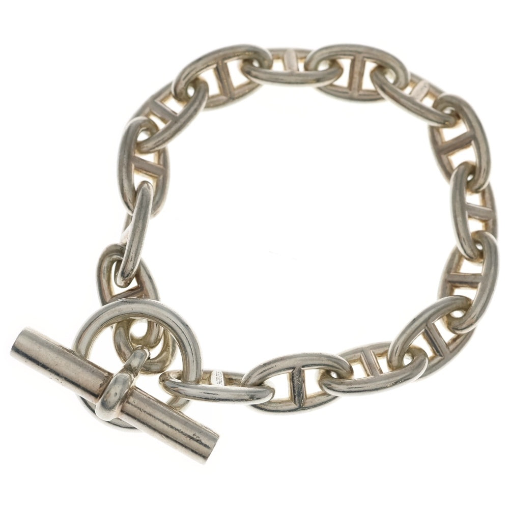 HERMES(エルメス) Chaine d'Ancre GM シェーヌダンクル 15コマ チェーンブレスレット Ag925 SVシルバー レディース