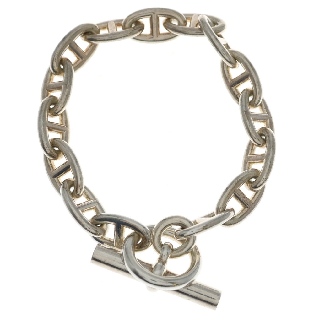 HERMES(エルメス) Chaine d'Ancre GM シェーヌダンクル 15コマ チェーンブレスレット Ag925 SVシルバー レディース