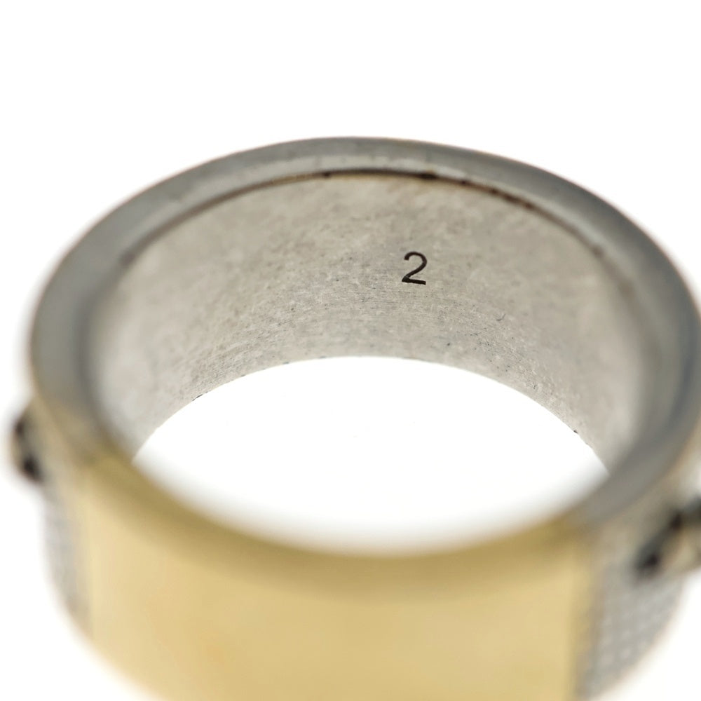 Maison Martin Margiela(メゾンマルタンマルジェラ) Star Logo Ring スター ロゴ リング 指輪 シルバー/ゴールド SM1UQ0097 レディース