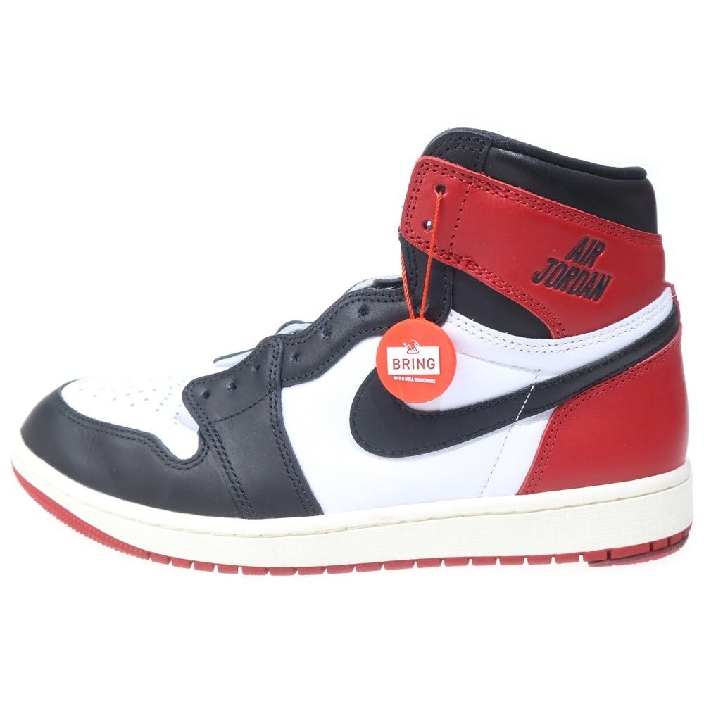 NIKE(ナイキ) AIR JORDAN 1 RETRO HIGH OG エアジョーダン1 レトロ OG ブラックトゥリイマジンド ハイカットスニーカー レッド US9.5/27.5cm DZ5485-106