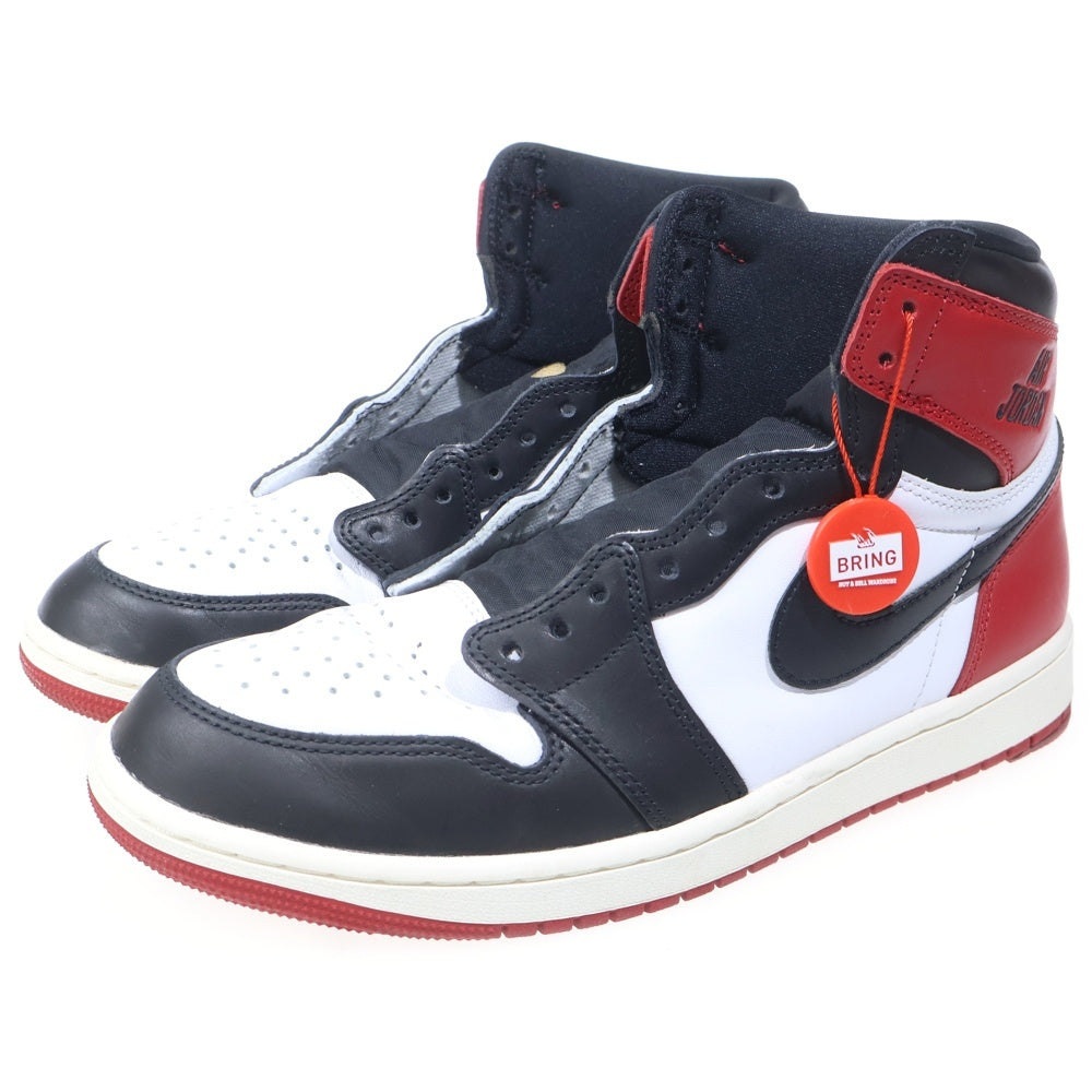 NIKE(ナイキ) AIR JORDAN 1 RETRO HIGH OG エアジョーダン1 レトロ OG ブラックトゥリイマジンド ハイカットスニーカー レッド US9.5/27.5cm DZ5485-106