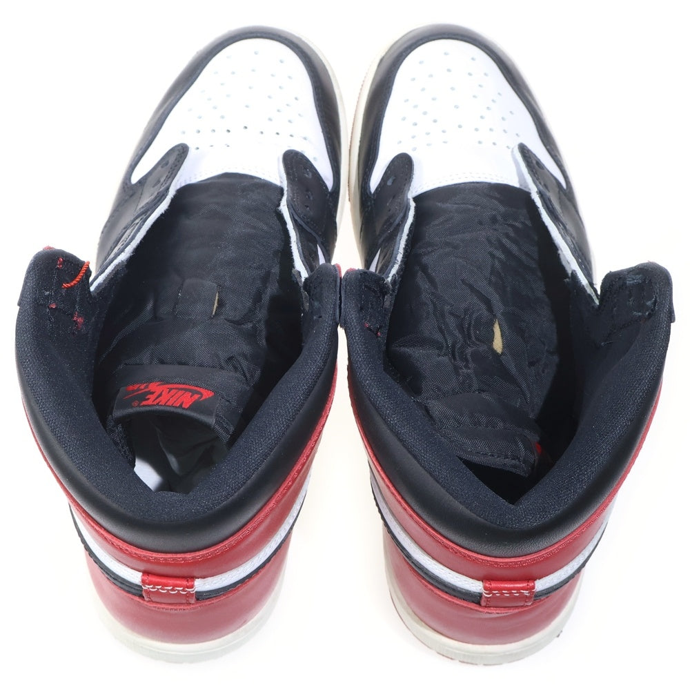NIKE(ナイキ) AIR JORDAN 1 RETRO HIGH OG エアジョーダン1 レトロ OG ブラックトゥリイマジンド ハイカットスニーカー レッド US9.5/27.5cm DZ5485-106