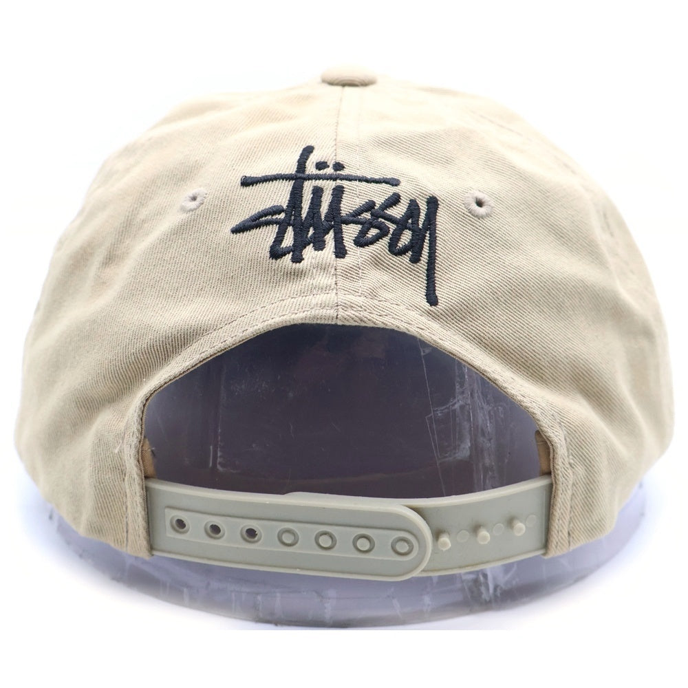 STUSSY(ステューシー) Vintage S Low Pro Cap ヴィンテージ S ロー プロキャップ 帽子 ベージュ/ブラック 1311047