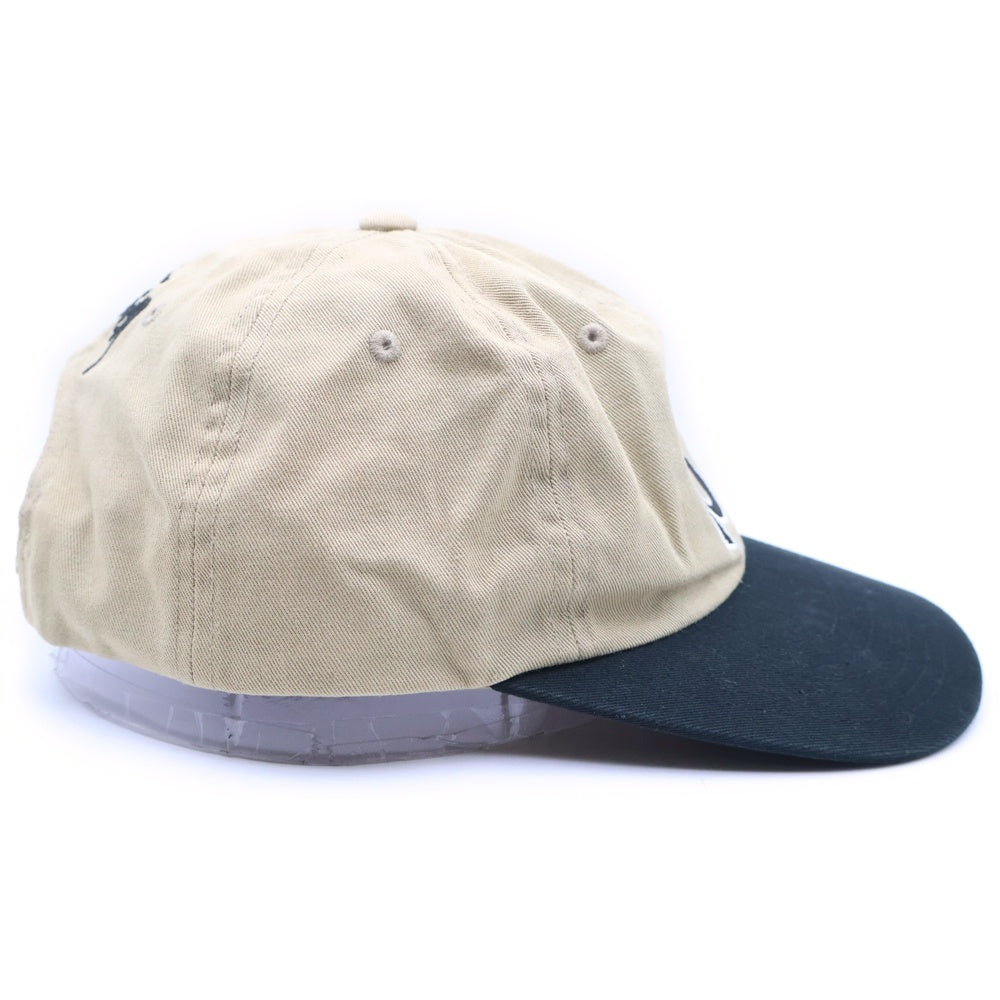 STUSSY(ステューシー) Vintage S Low Pro Cap ヴィンテージ S ロー プロキャップ 帽子 ベージュ/ブラック 1311047