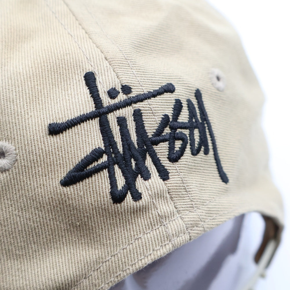 STUSSY(ステューシー) Vintage S Low Pro Cap ヴィンテージ S ロー プロキャップ 帽子 ベージュ/ブラック 1311047