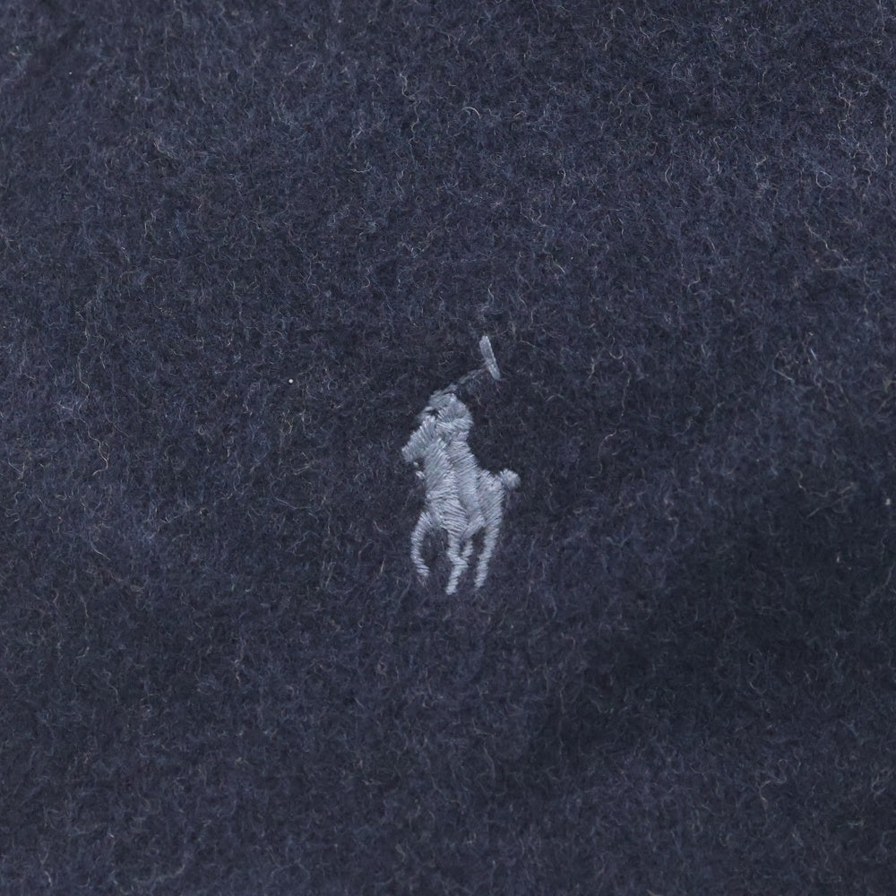 POLO RALPH LAUREN(ポロラルフローレン) フリンジマフラー スカーフ ネイビー