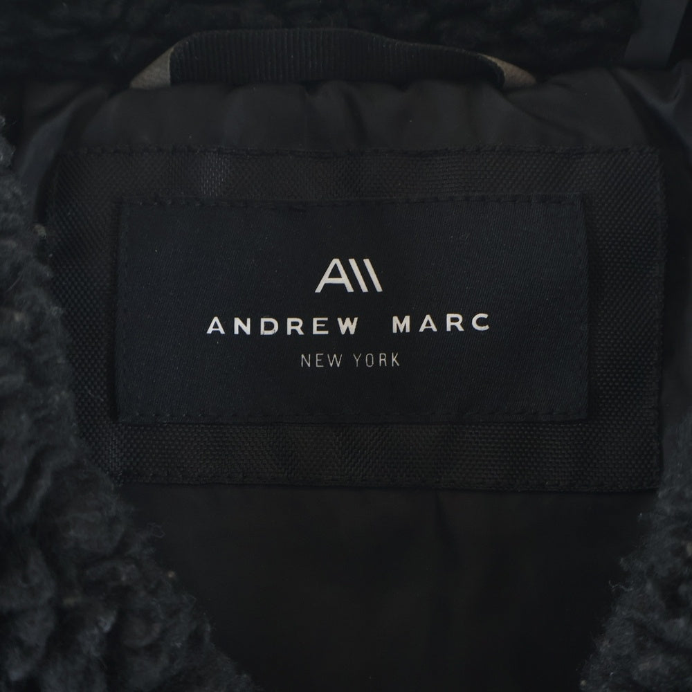 NO BRAND(ノーブランド) Andrew Marc Bomber Jacket アンドリューマーク ボンバージャケット ブラック