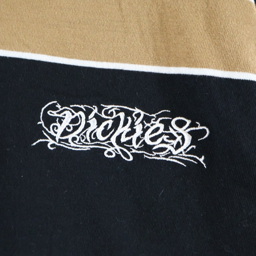 SUPREME(シュプリーム) 24AW Dickies Thermal Polo ディッキーズ サーマルレイヤード 長袖ポロシャツ ブラック