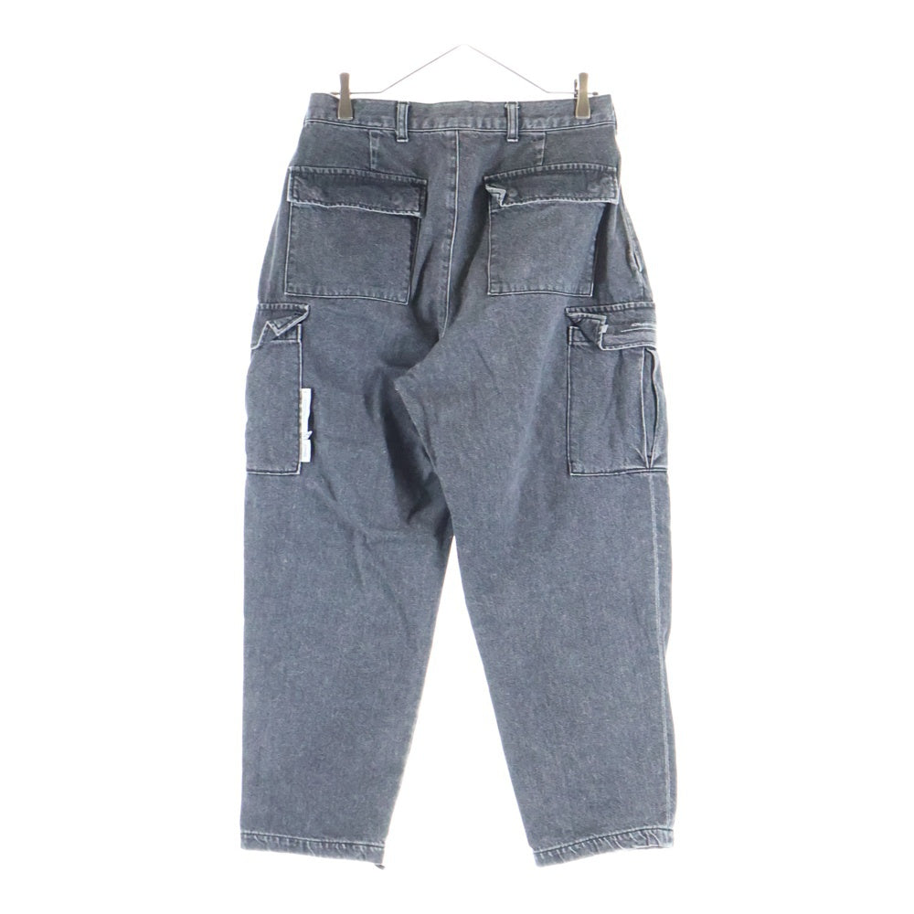 WTAPS(ダブルタップス) 24SS TROUSERS DENIM トラウザーズデニムカーゴパンツ グレー 241WVDT-PTM04