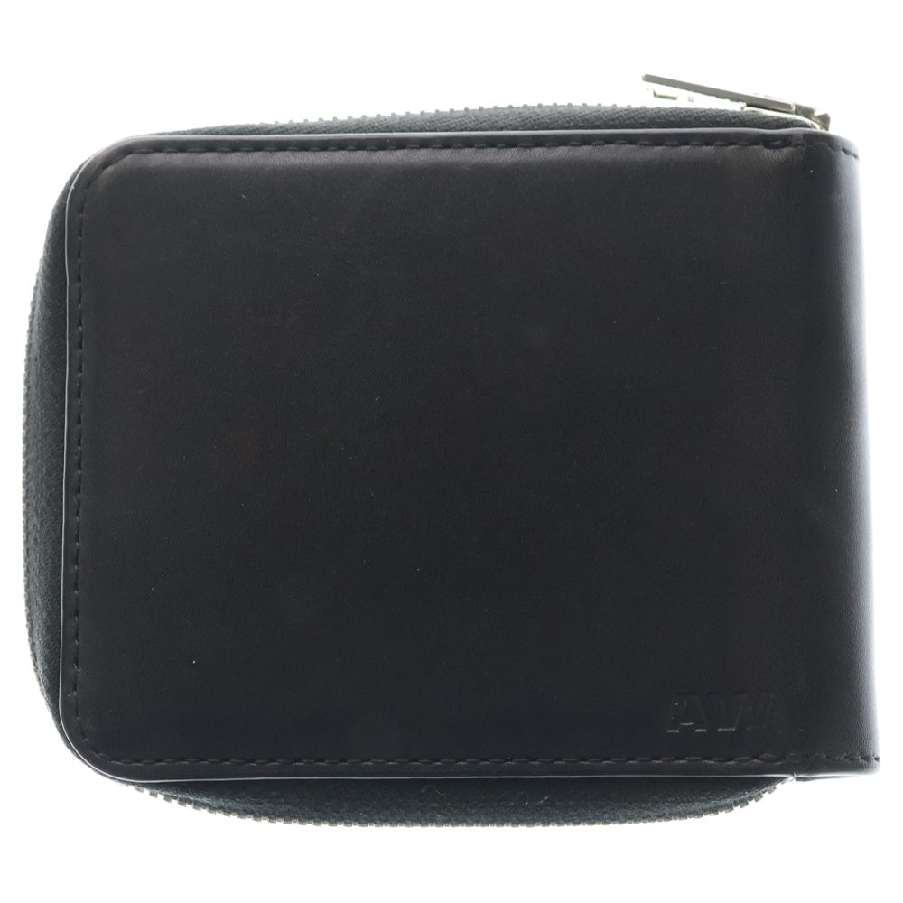 ALEXANDER WANG(アレキサンダーワン) クロコ型押し ジッピーウォレット 財布 ブラック
