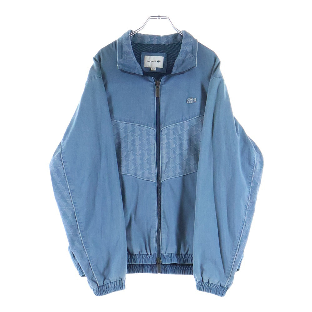 LACOSTE(ラコステ) ロゴワッペン ストレッチデニムトラックジャケット インディゴ BH008J