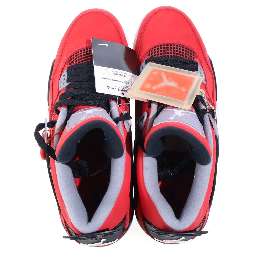 NIKE(ナイキ) AIR JORDAN 4 RETRO エアジョーダン4レトロ トロブラボー ハイカットスニーカーシューズ レッド US9/27cm 308497-603