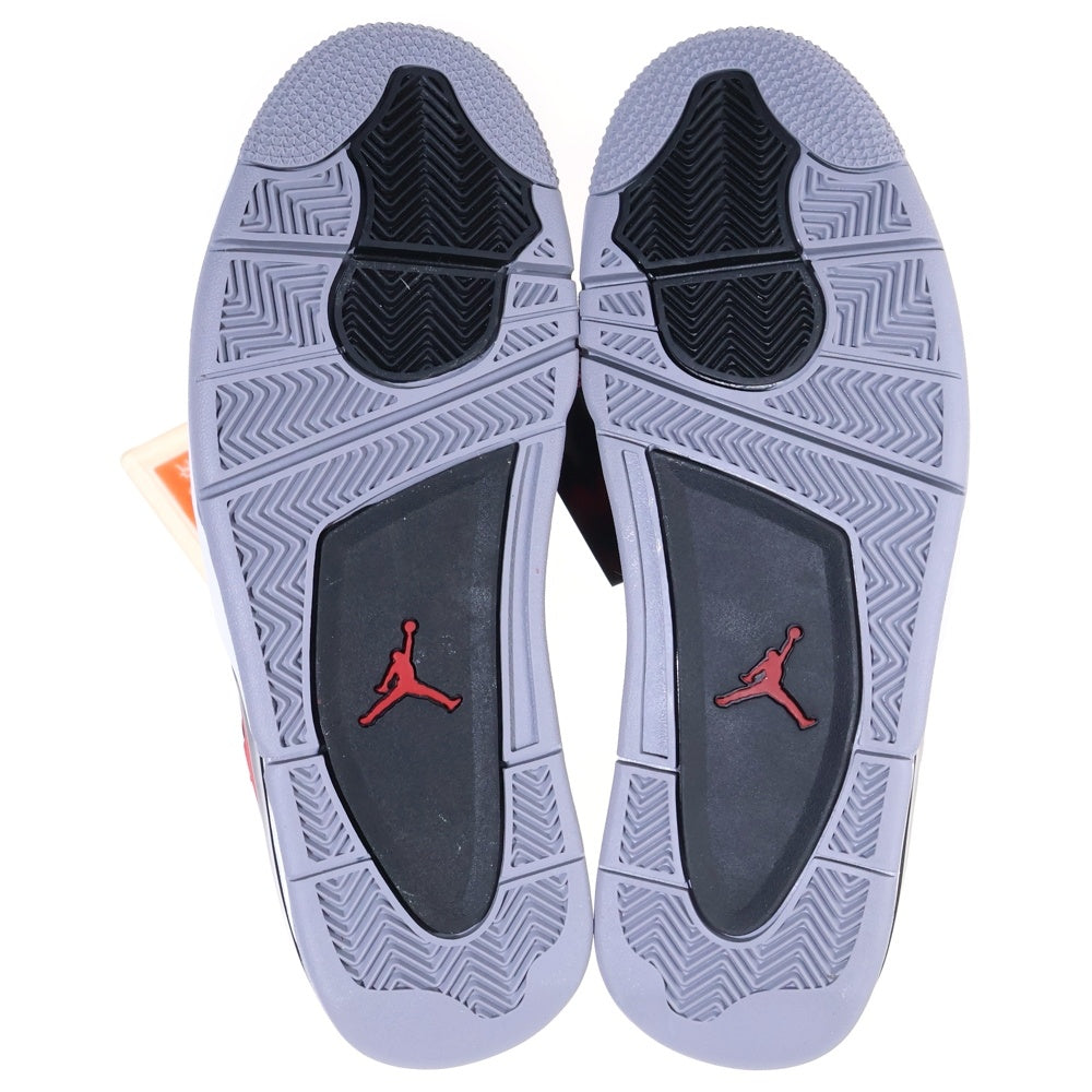 NIKE(ナイキ) AIR JORDAN 4 RETRO エアジョーダン4レトロ トロブラボー ハイカットスニーカーシューズ レッド US9/27cm 308497-603