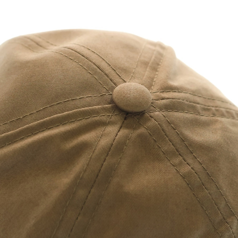CELINE(セリーヌ) Triomphe baseball cap トリオンフ ワッペンロゴ コットン ベースボールキャップ 帽子 ブラウン 2AUT6969P