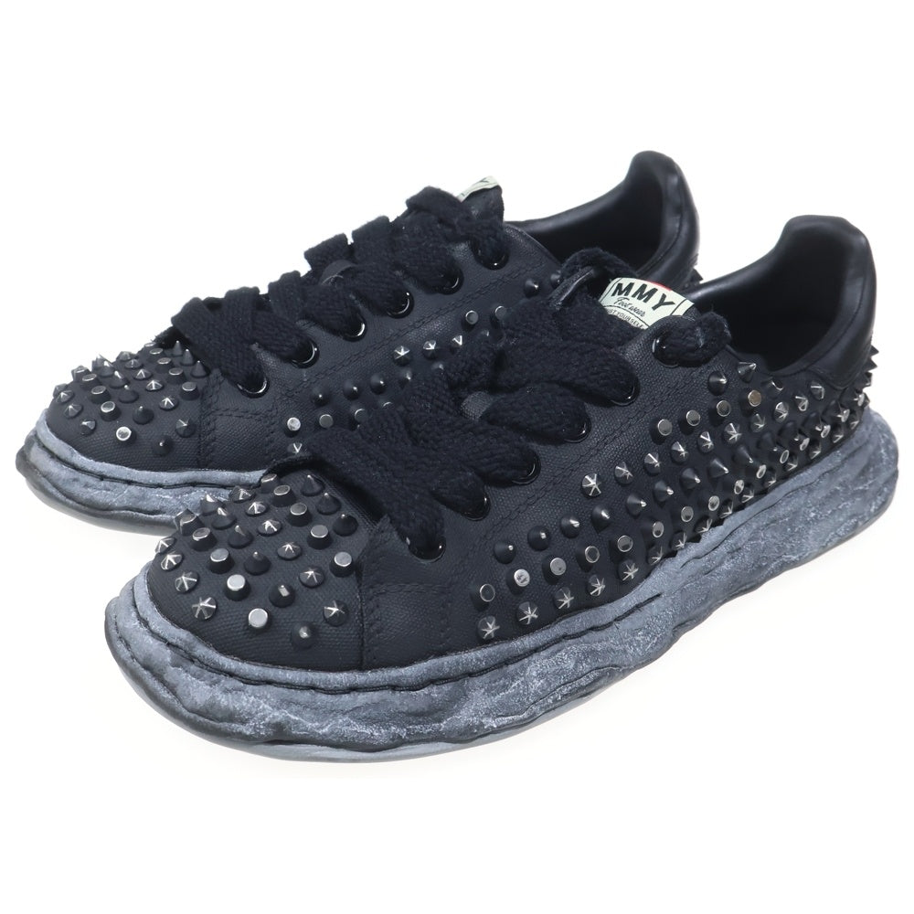 MAISON MIHARAYASUHIRO(メゾンミハラヤスヒロ) BLAKEY STUDDED LOW ブレイキー スタッズ ローカットスニーカー ブラック A15FW714