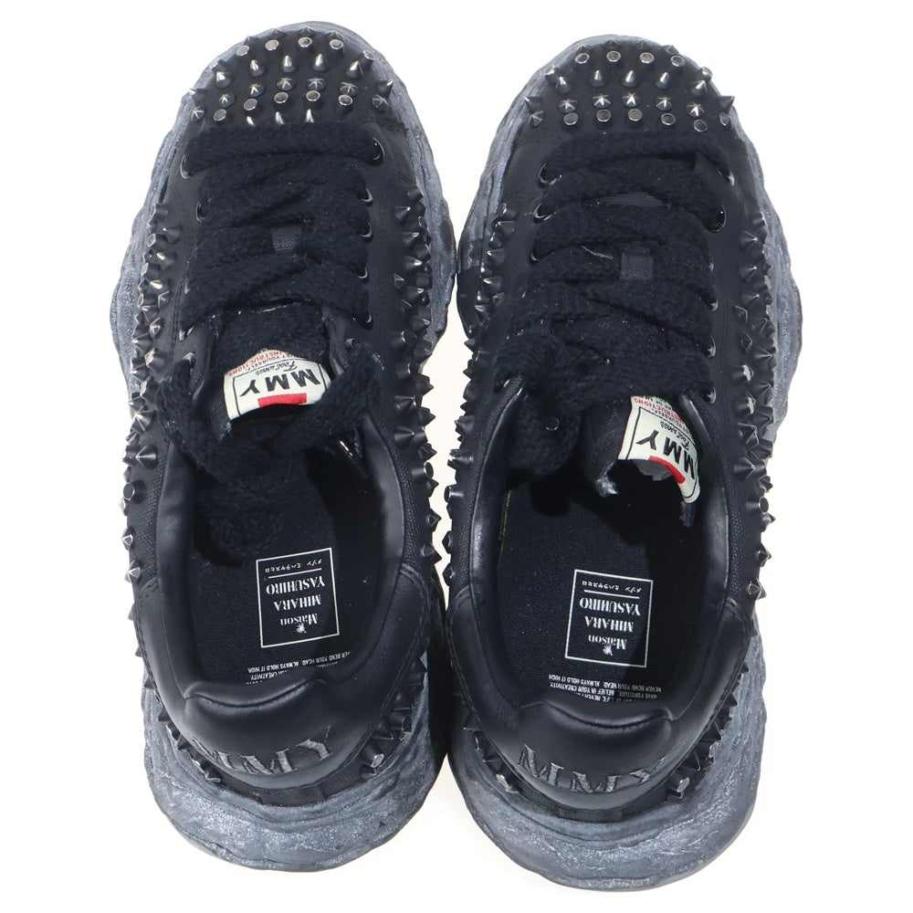 MAISON MIHARAYASUHIRO(メゾンミハラヤスヒロ) BLAKEY STUDDED LOW ブレイキー スタッズ ローカットスニーカー ブラック A15FW714
