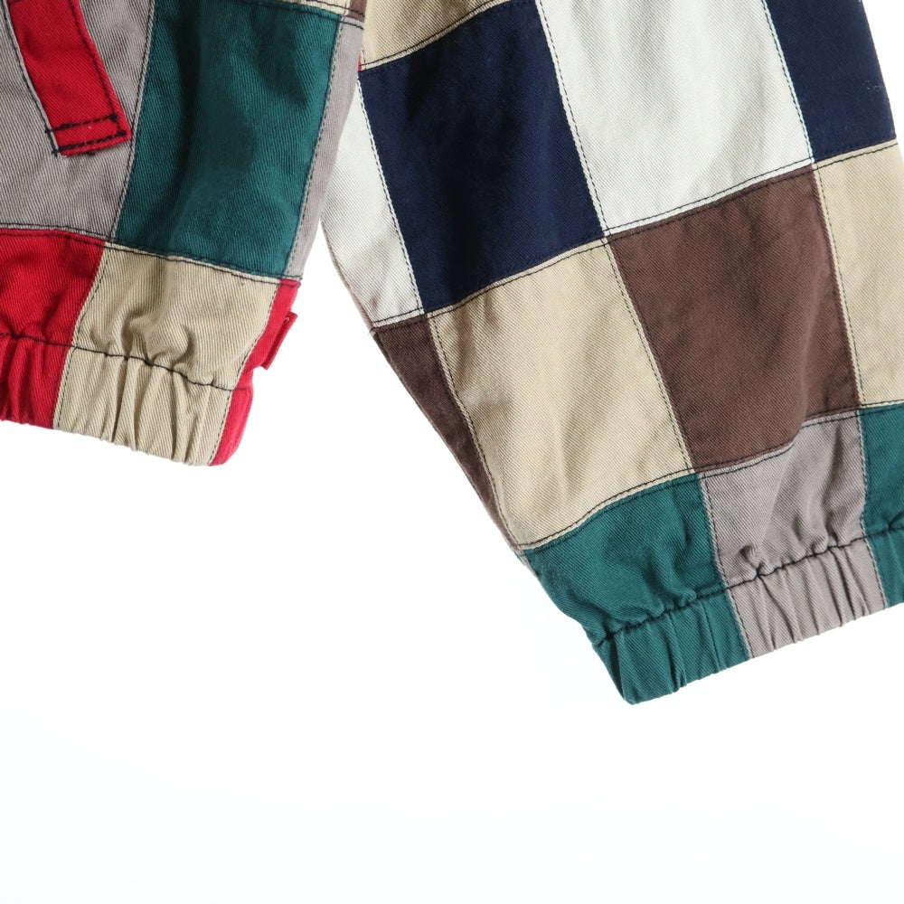 SUPREME(シュプリーム) 19SS Patchwork Harrington Jacket パッチワーク 切り替えデザイン ジップアップ ハリントンジャケット マルチ