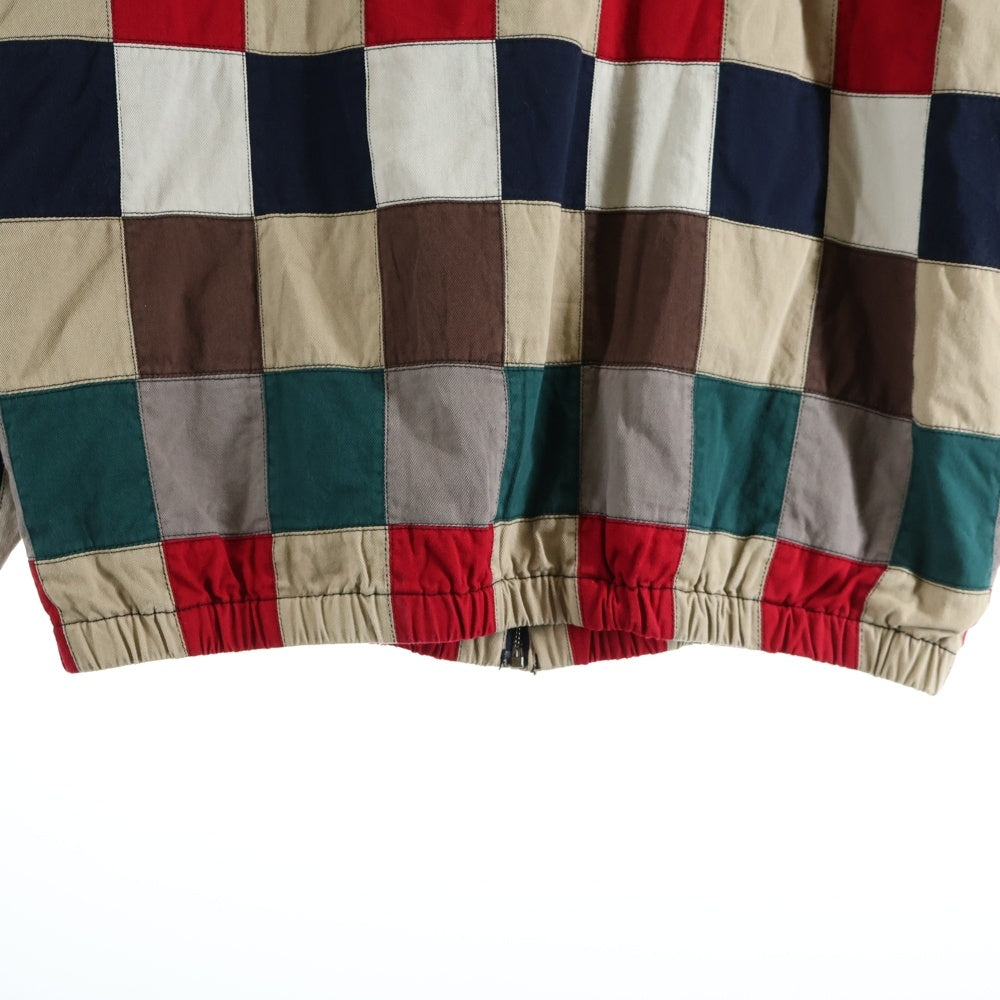 SUPREME(シュプリーム) 19SS Patchwork Harrington Jacket パッチワーク 切り替えデザイン ジップアップ ハリントンジャケット マルチ