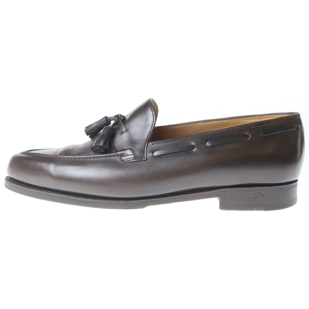 JOHN LOBB(ジョンロブ) ALTON Leather Tasselled Loafers アルトン レザー タッセル ローファー ドレスシューズ ブラウン 11S372