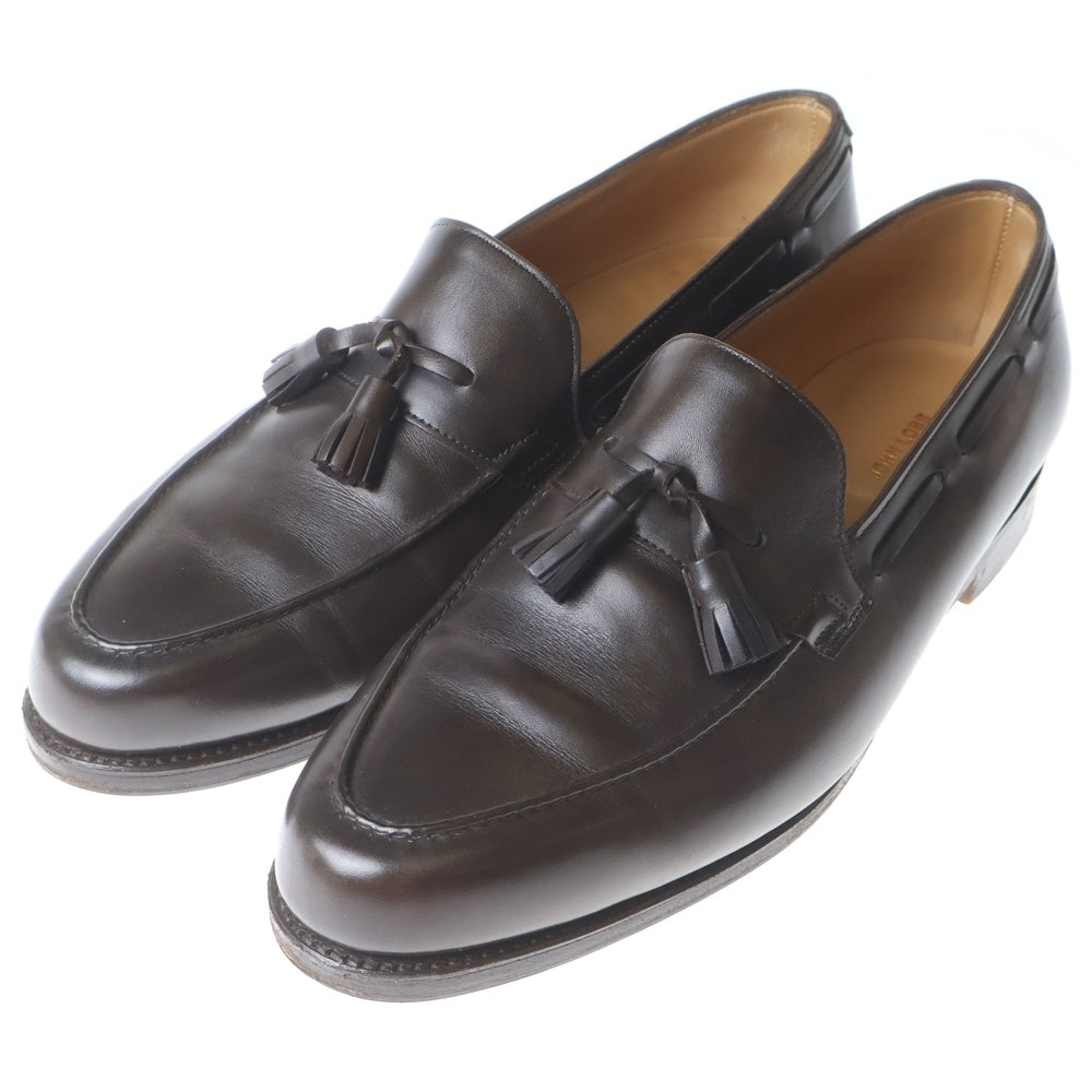 JOHN LOBB(ジョンロブ) ALTON Leather Tasselled Loafers アルトン レザー タッセル ローファー ドレスシューズ ブラウン 11S372