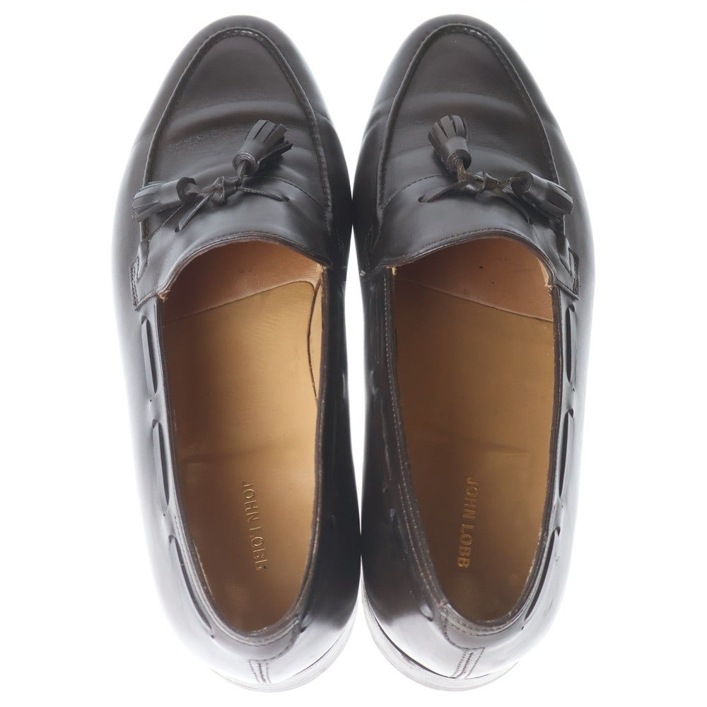 JOHN LOBB(ジョンロブ) ALTON Leather Tasselled Loafers アルトン レザー タッセル ローファー ドレスシューズ ブラウン 11S372