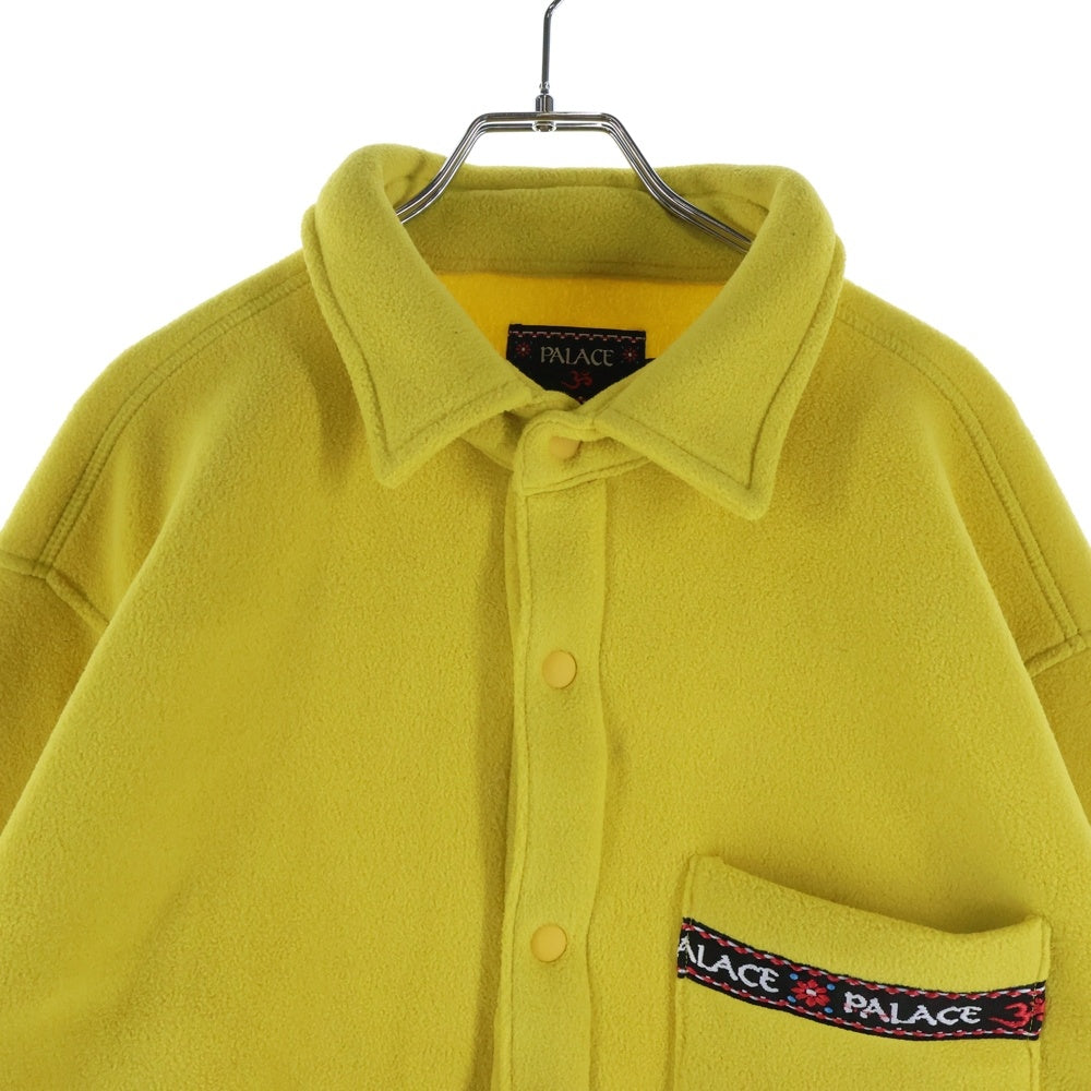 Palace Skateboards(パレススケートボーズ) 25AW POLARTEC OM FLEECE OVERSHIRT ポーラテック フリース オーバーシャツ イエロー