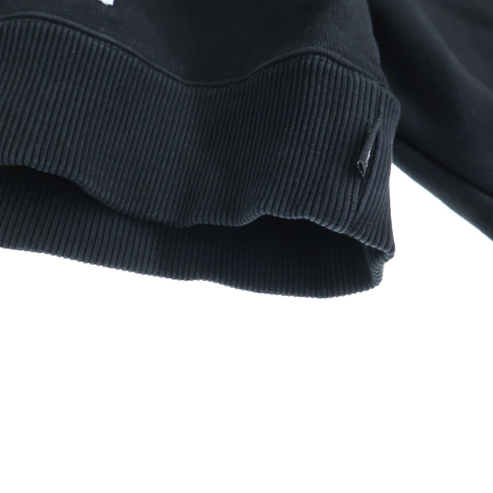 GAKKIN(ガッキン) ×BUDSPOOL 日照菊刺繍 CREW NECK SWEAT SHIRT ×バッズプール クルーネックスウェットシャツ ブラック