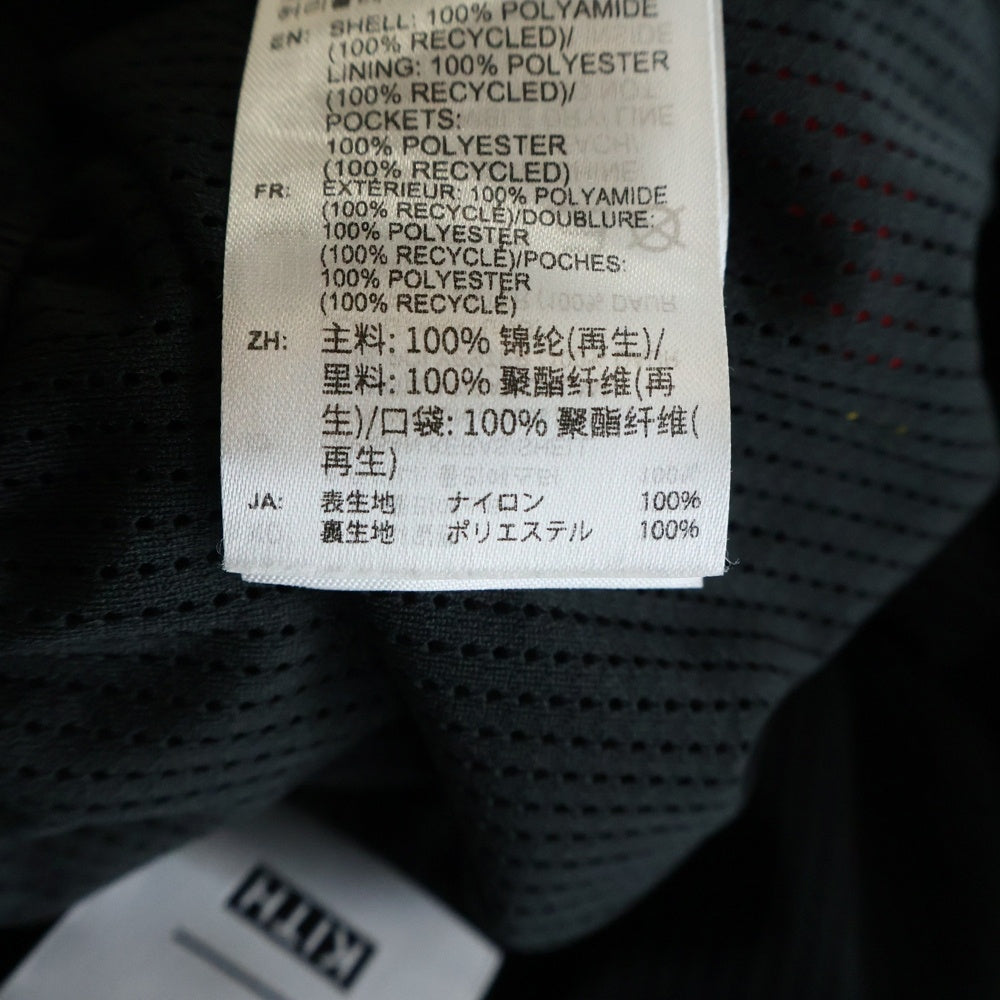 KITH(キス) ×adidas Football Flame Pant ×アディダス ファイヤーデザイン ナイロンパンツ ジョガーパンツ ブラック