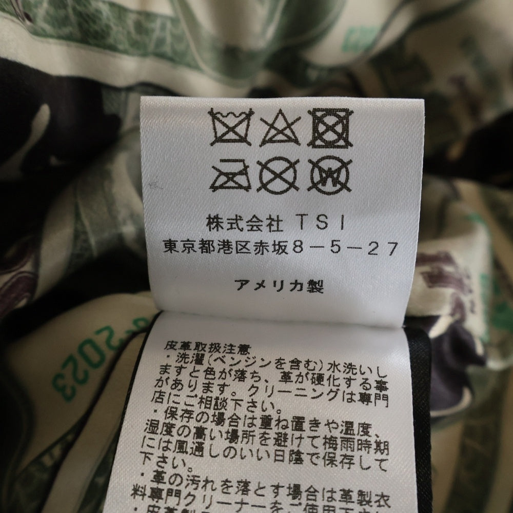 SCHOTT(ショット) ONESTAR RIDERS 110TH LIMITED ワンスター 110周年記念 ジップアップ レザー ライダースジャケット ブラック 7823250078