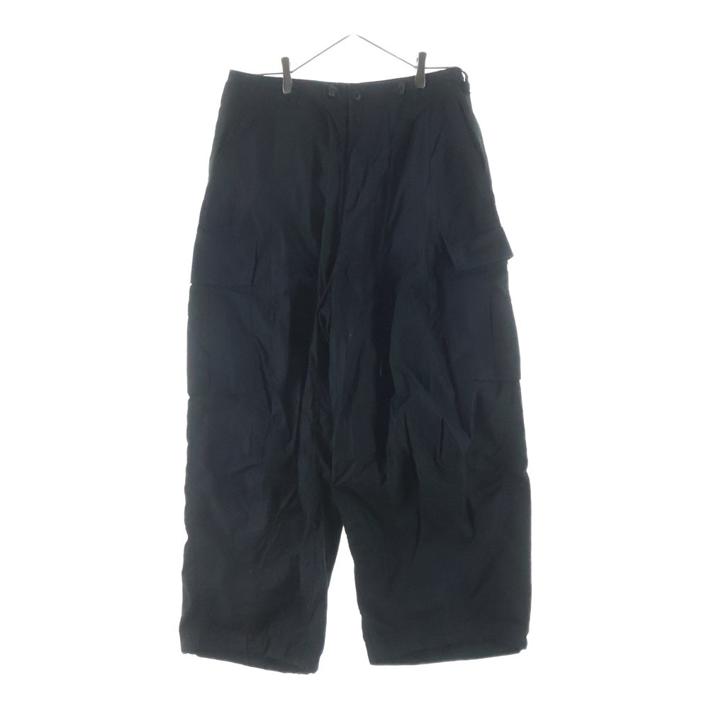 Needles(ニードルス) H.D. Pant ジップフライ カーゴ ヒザデルパンツ ブラック