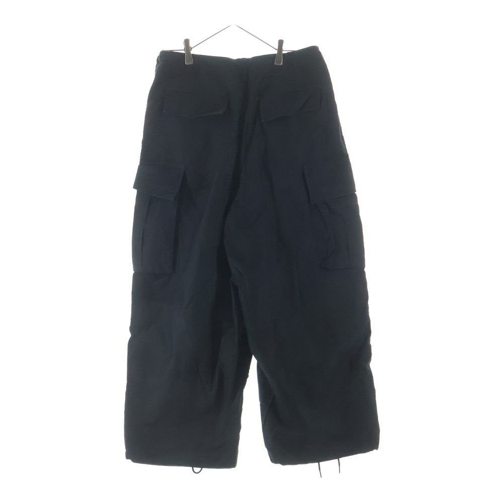 Needles(ニードルス) H.D. Pant ジップフライ カーゴ ヒザデルパンツ ブラック
