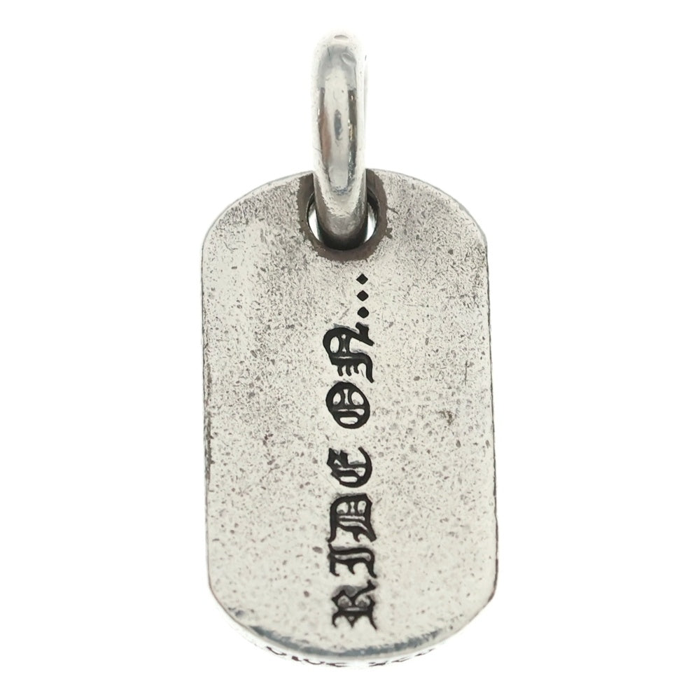 CHROME HEARTS(クロムハーツ) DT TNY RS3 クロスタイニードッグタグ ペンダントトップ シルバー