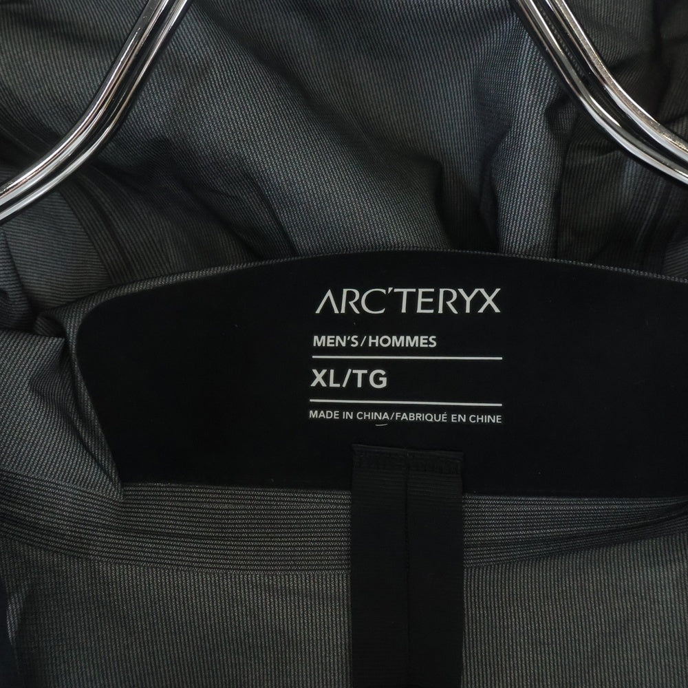 ARC'TERYX(アークテリクス) BETA LT JACKET ベータ エンブロイダリーデザイン フーデット ジップアップ ナイロンジャケット ブラック 26844-135774-07/22