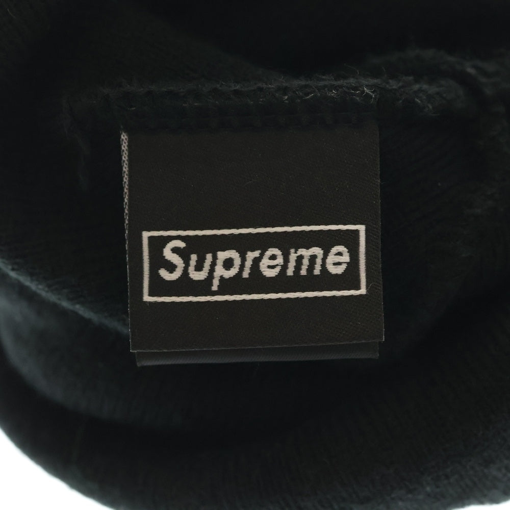 SUPREME(シュプリーム) 19AW ×NEW ERA Bandana Box logo Beanie ニューエラ バンダナ柄 ボックスロゴ ニットキャップ 帽子 ブラック