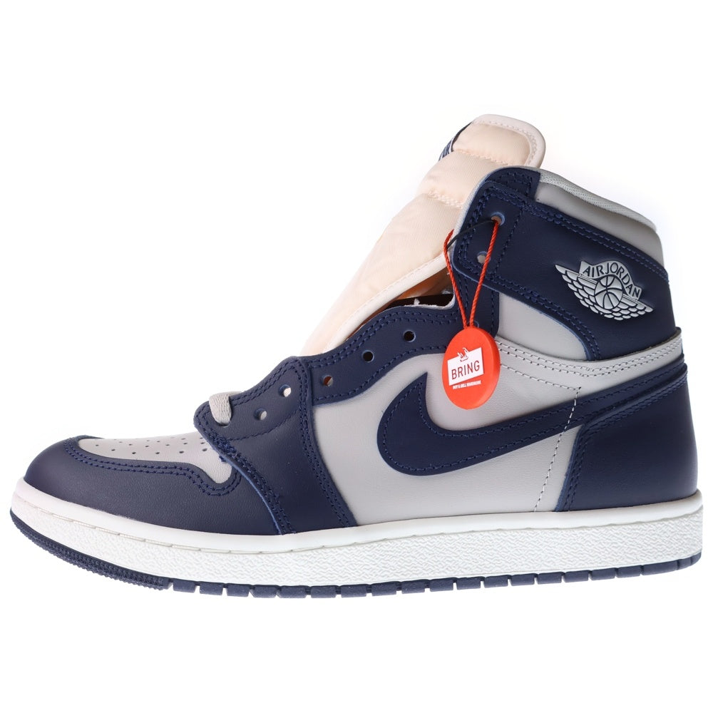 NIKE(ナイキ) AIR JORDAN 1 HIGH 85 GEORGETOWN エアジョーダン1 85 ジョージタウン ハイカットスニーカー グレー/ネイビー US9.5/27.5cm BQ4422-400