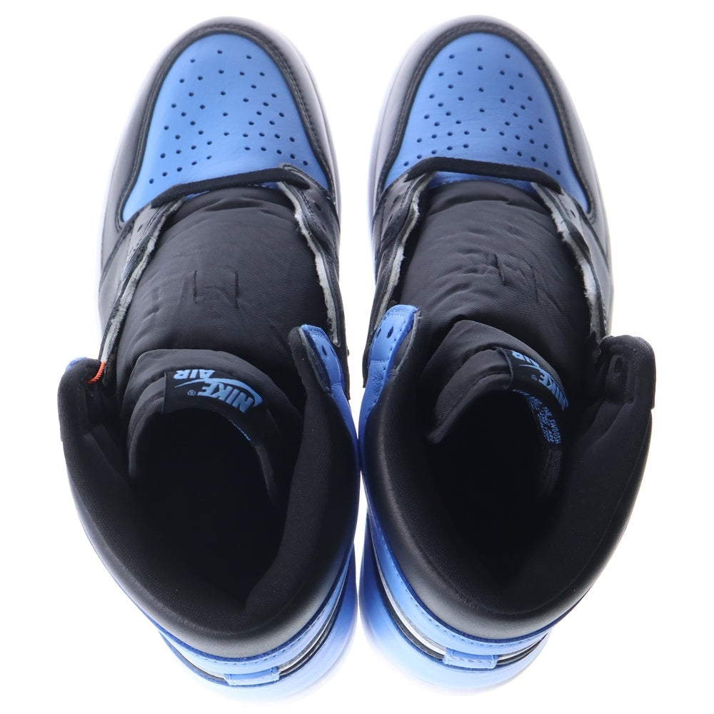 NIKE(ナイキ) AIR JORDAN 1 RETRO HIGH OG UNIVERSITY BLUE/UNC TOE エアジョーダン1 レトロ OG UNCトゥ ハイカットスニーカー US10/28cm DZ5485-400