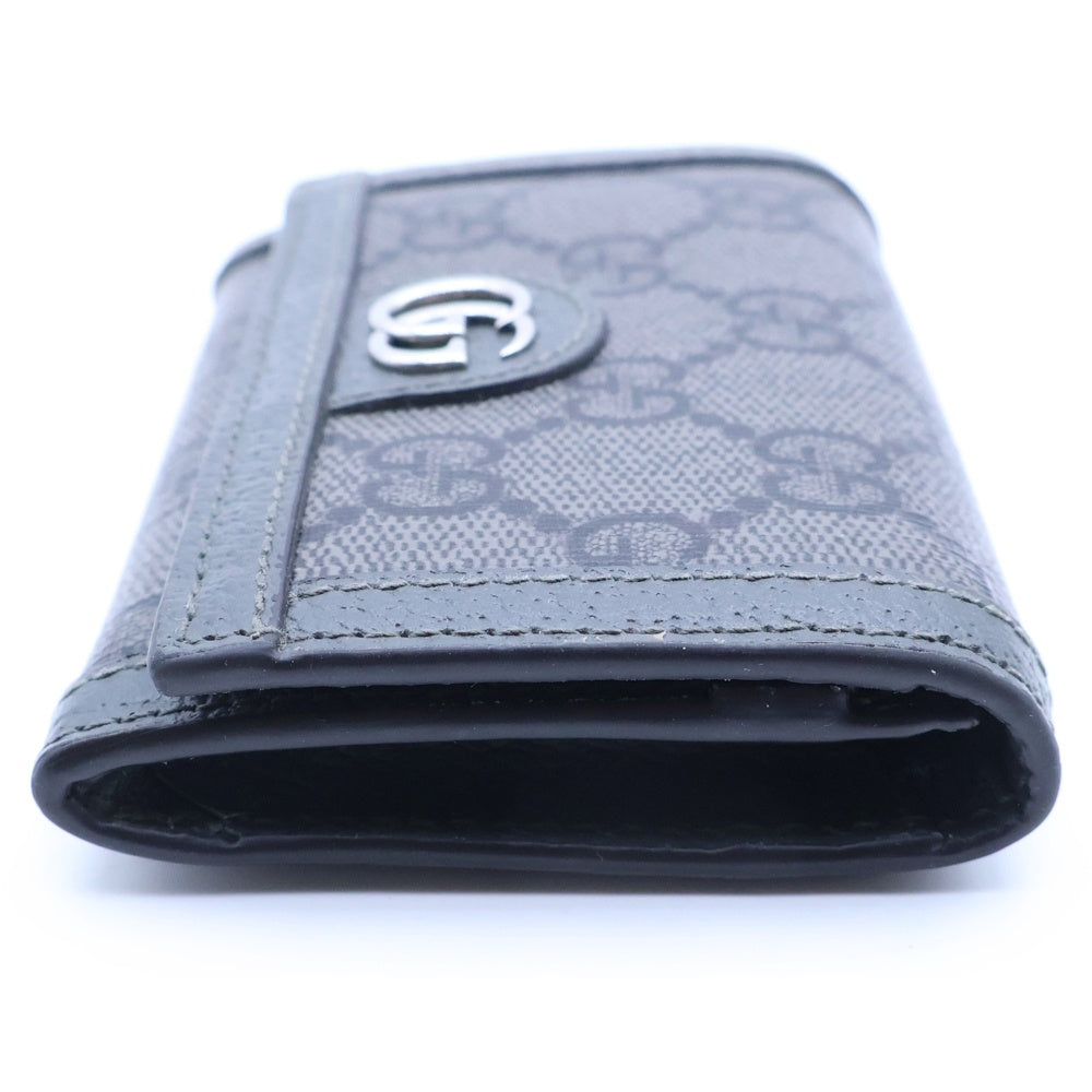 GUCCI(グッチ) GGスプリーム カードケース 名刺入れ グレー 732025 レディース