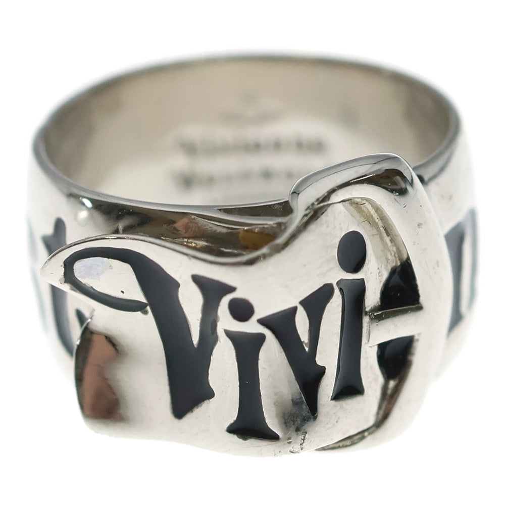 Vivienne Westwood(ヴィヴィアンウエストウッド) BELT RING ロゴ ベルトリング シルバー レディース