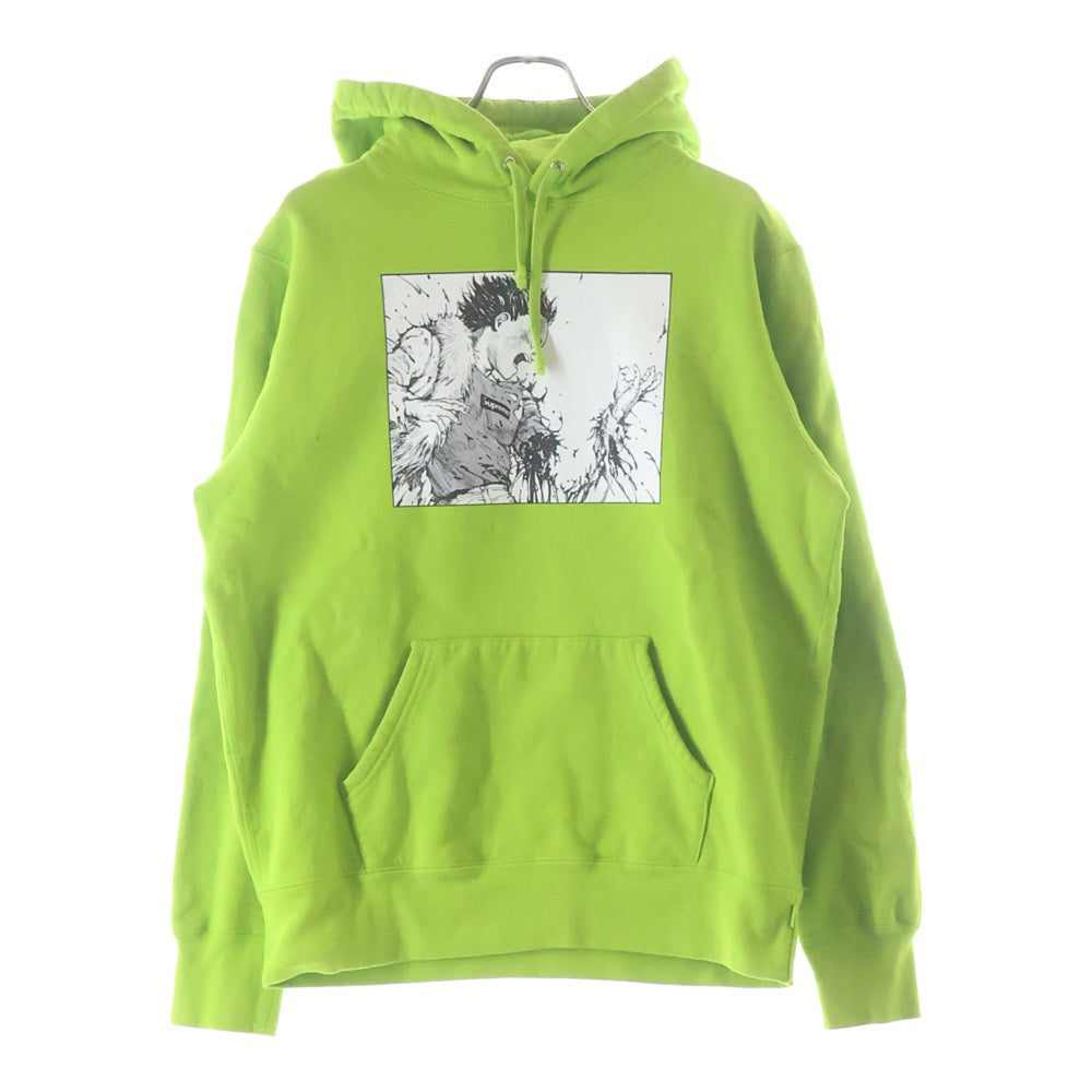 SUPREME(シュプリーム) 17AW AKIRA Arm Hooded Sweatshirt アキラ アーム プルオーバースウェットパーカー フーディー グリーン