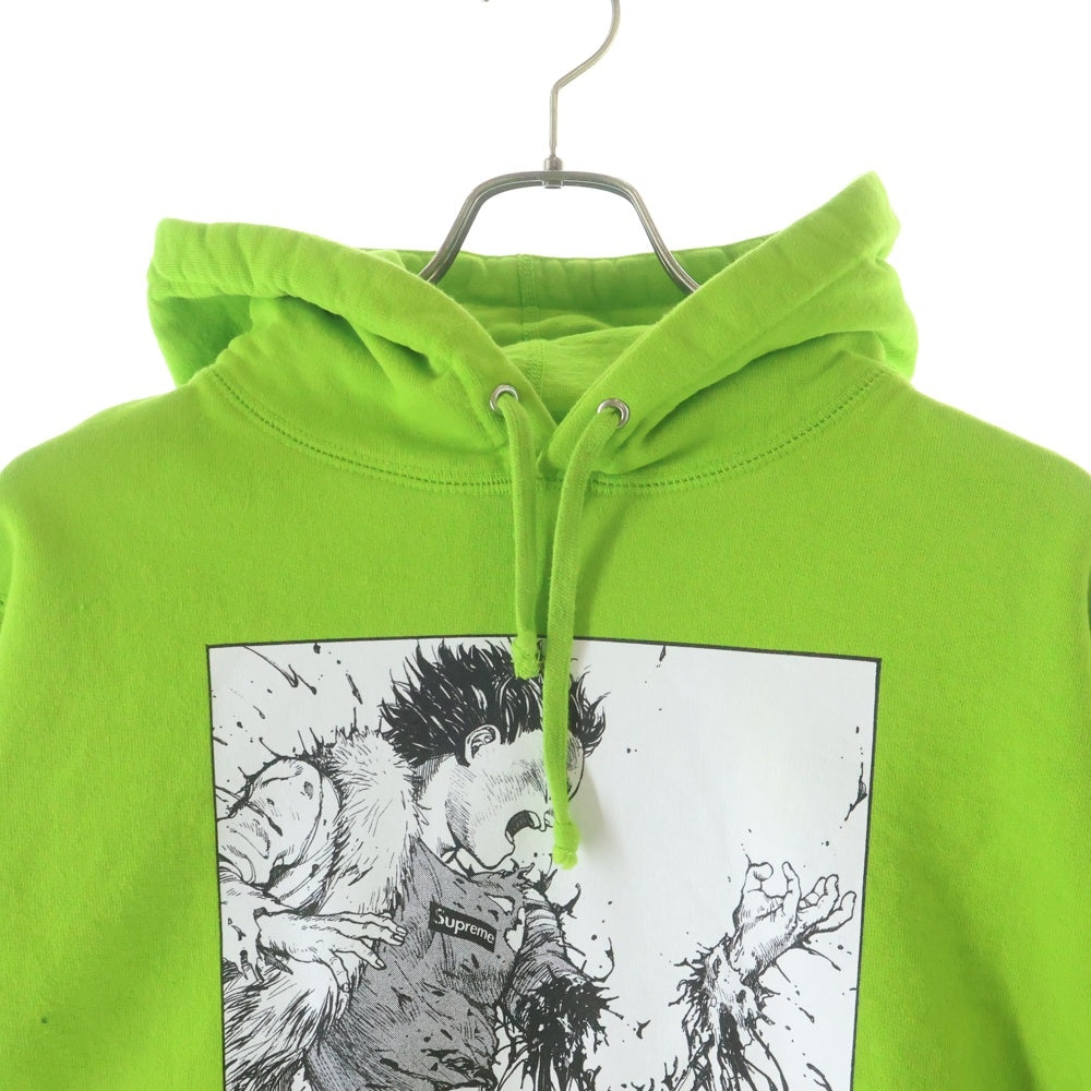 SUPREME(シュプリーム) 17AW AKIRA Arm Hooded Sweatshirt アキラ アーム プルオーバースウェットパーカー フーディー グリーン