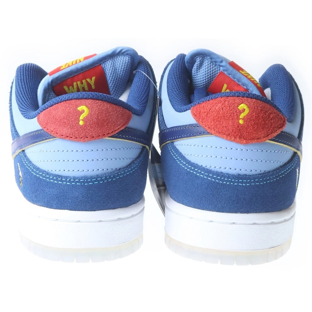 NIKE(ナイキ) ×Why So Sad? DUNK LOW COASTAL BLUE ダンク ワイ ソー サッド ローカットスニーカー ブルー US7/25cm DX5549-400