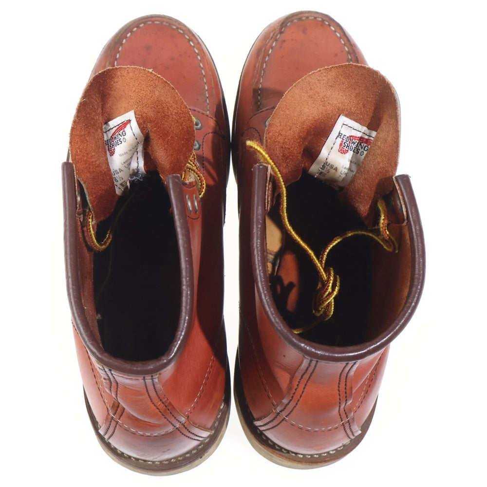 RED WING(レッド ウイング) Classic Work Boots モックトゥ クラシック ワークブーツ ブラウン 8875