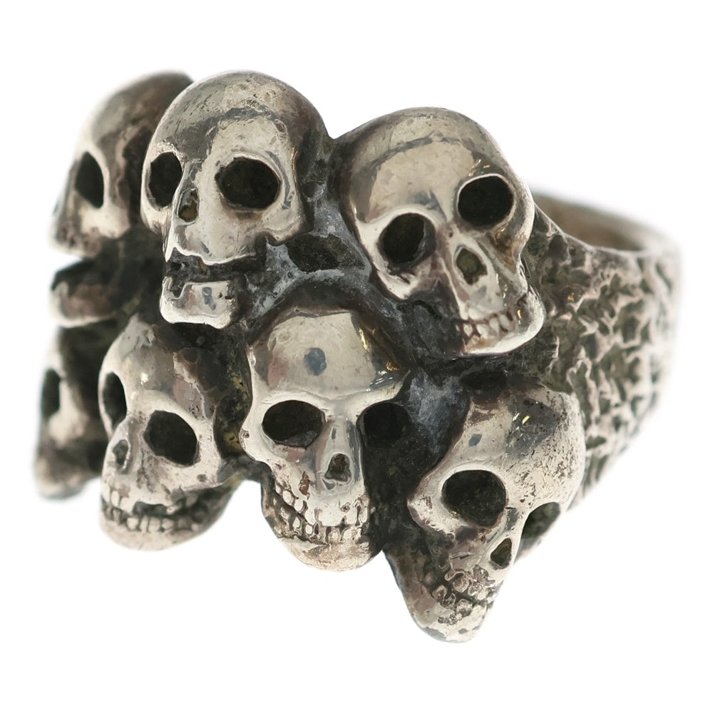 CRAZY PIG(クレイジーピッグ) CATACOMBS SKULLS RING カタコンベ スカルリング シルバー