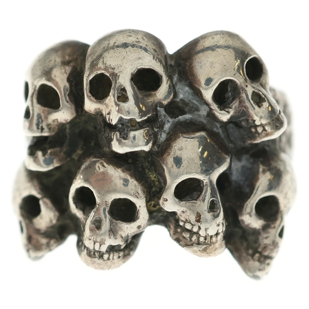 CRAZY PIG(クレイジーピッグ) CATACOMBS SKULLS RING カタコンベ スカルリング シルバー