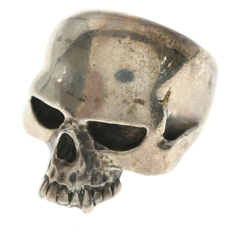 CRAZY PIG(クレイジーピッグ) EVIL SKULL RING ラージ スカルリング シルバー