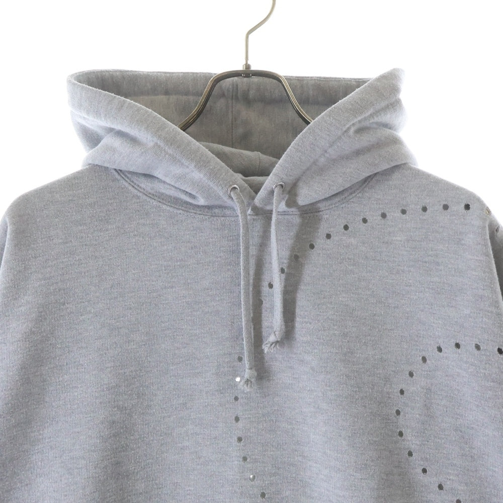 SUPREME(シュプリーム) 21SS Laser Cut S Logo Hooded Sweatshirt レーザーカット Sロゴフーデッドスウェットシャツ グレー