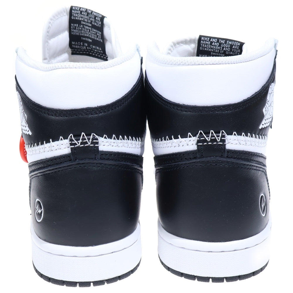 NIKE(ナイキ) ×Fragment Design ×UNION Air Jordan 1 II7282-100 ×フラグメントデザイン ×ユニオン エアジョーダン1 レトロ ハイカットスニーカー US8.5/26.5cm