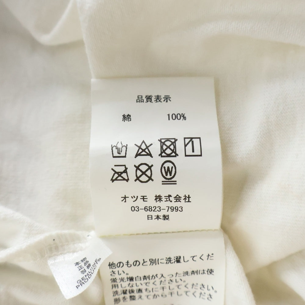 HUMAN MADE(ヒューマンメイド) 23SS ×VICTOR VICTOR WORLDWIDE L/S TEE ヴィクター ヴィクター ワールドワイド クルーネック カットソー 長袖Tシャツ ホワイト